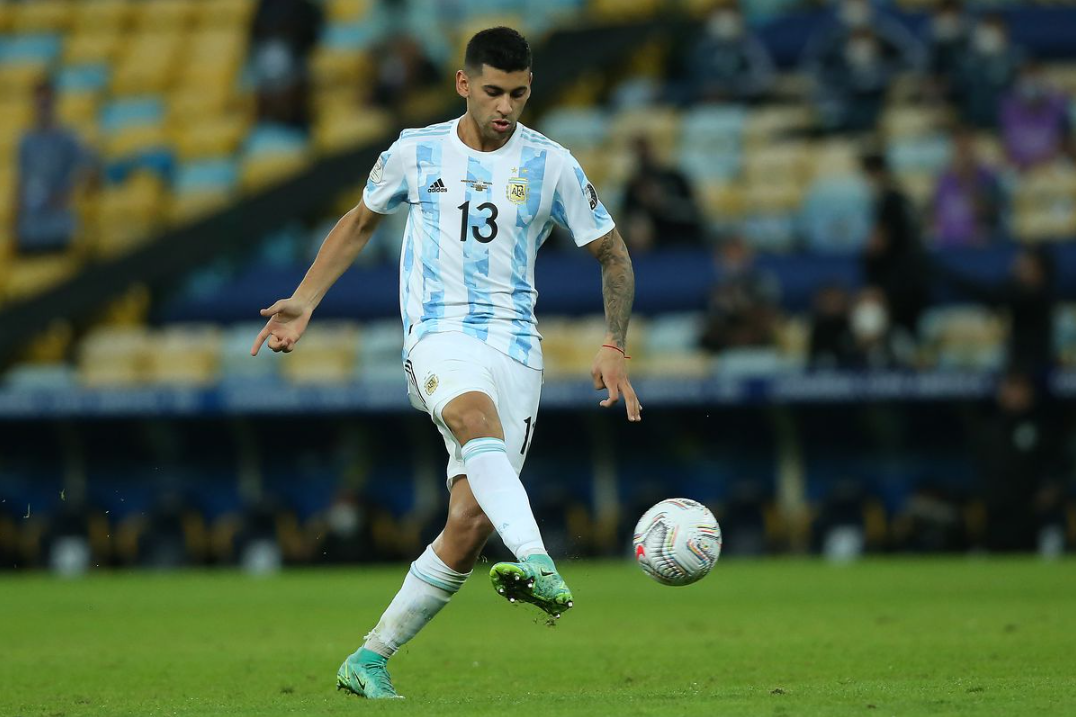 Christian Romero na seleção argentina